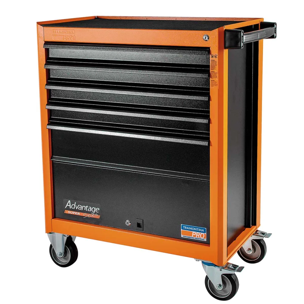 Carro De Ferramentas 115 Peç 5 Gavetas 1 Porta Tramontina - Imagem 3
