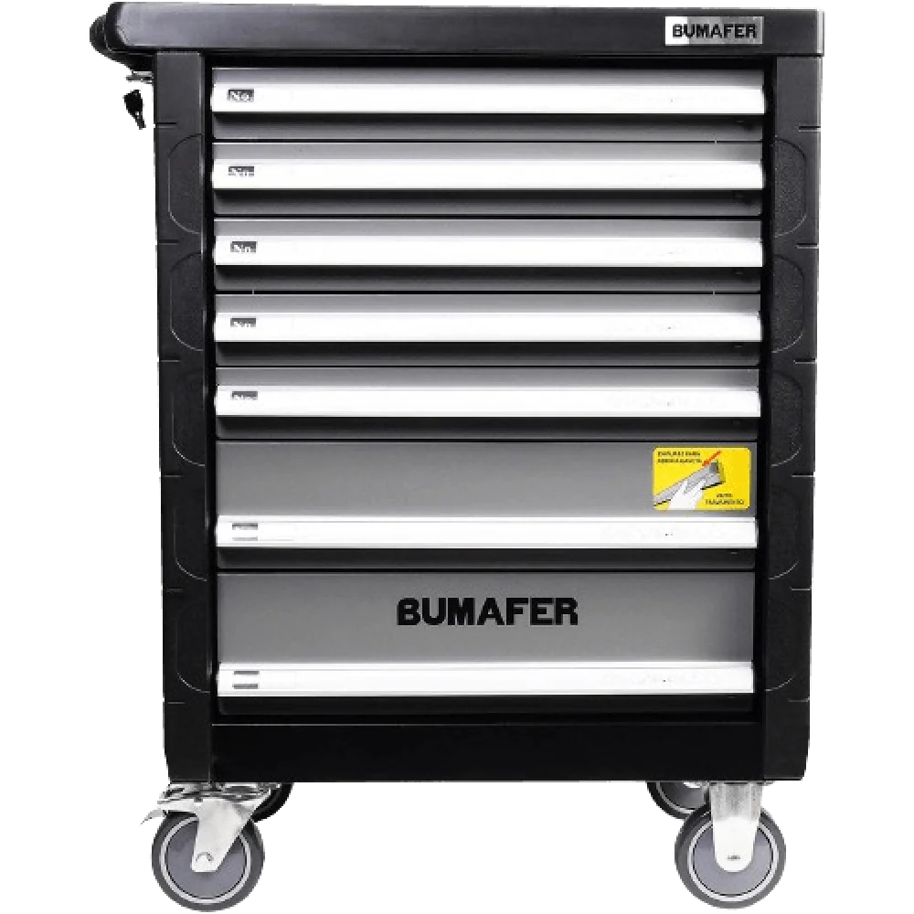 Carro De Ferramentas Aço Cromo Vanádio 393 Peças Bumafer - Imagem 11