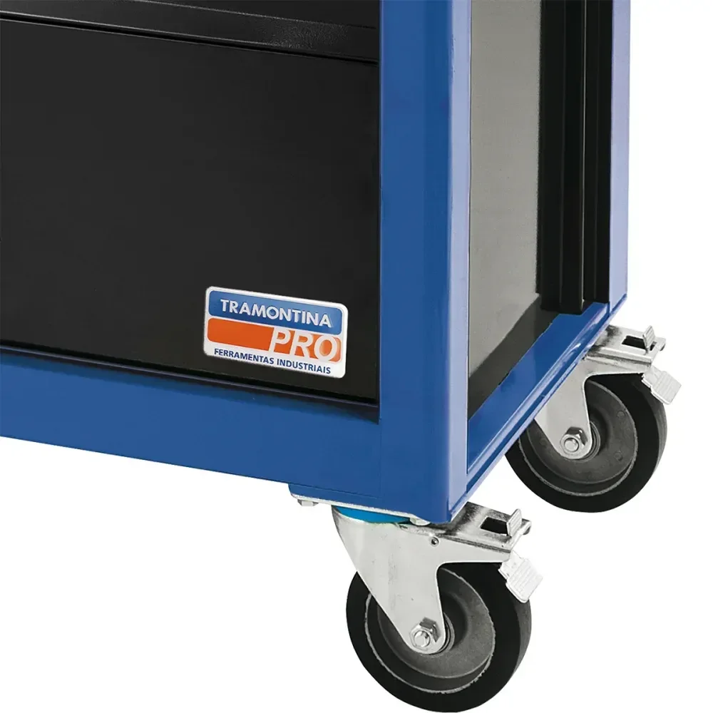 Carro Ferramentas 5 Gavetas E 1 Porta Azul Tramontina - Imagem 3