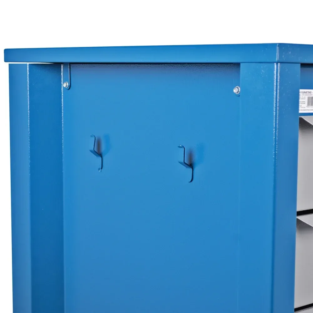 Carro Gaveteiro Com Rodas 8 Gavetas G8 Fercar - Imagem 4