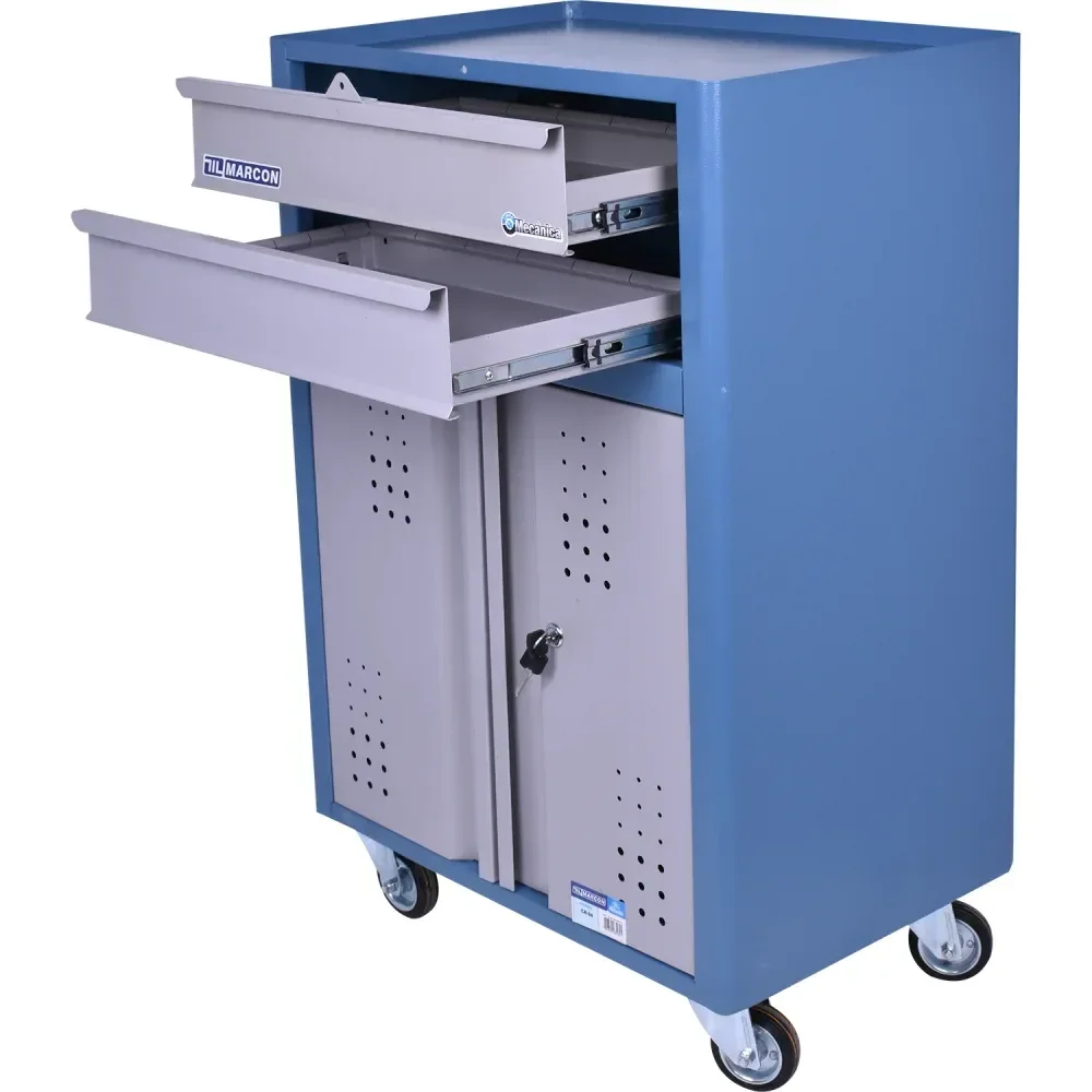 Carro Oficina Com 2 Gavetas Fechado Cr-94 Marcon - Imagem 2