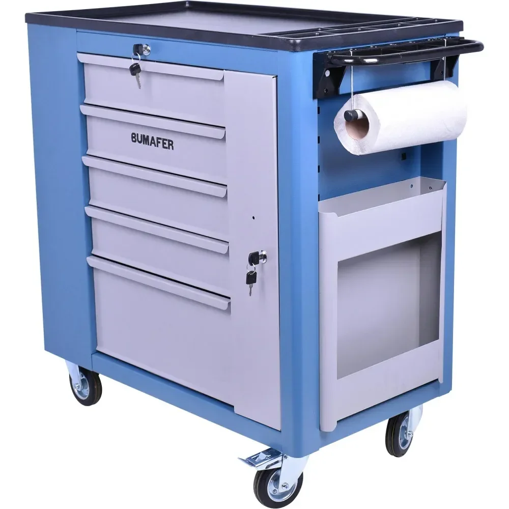 Carro Oficina Com 5 Gavetas E Painel 80X45X86Cm Cr-90 Bumafer - Imagem 2