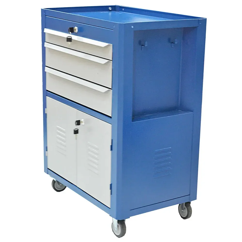 Carro Para Ferramentas C063 Gavetas E 2 Portas Azul Fercar - Imagem 2