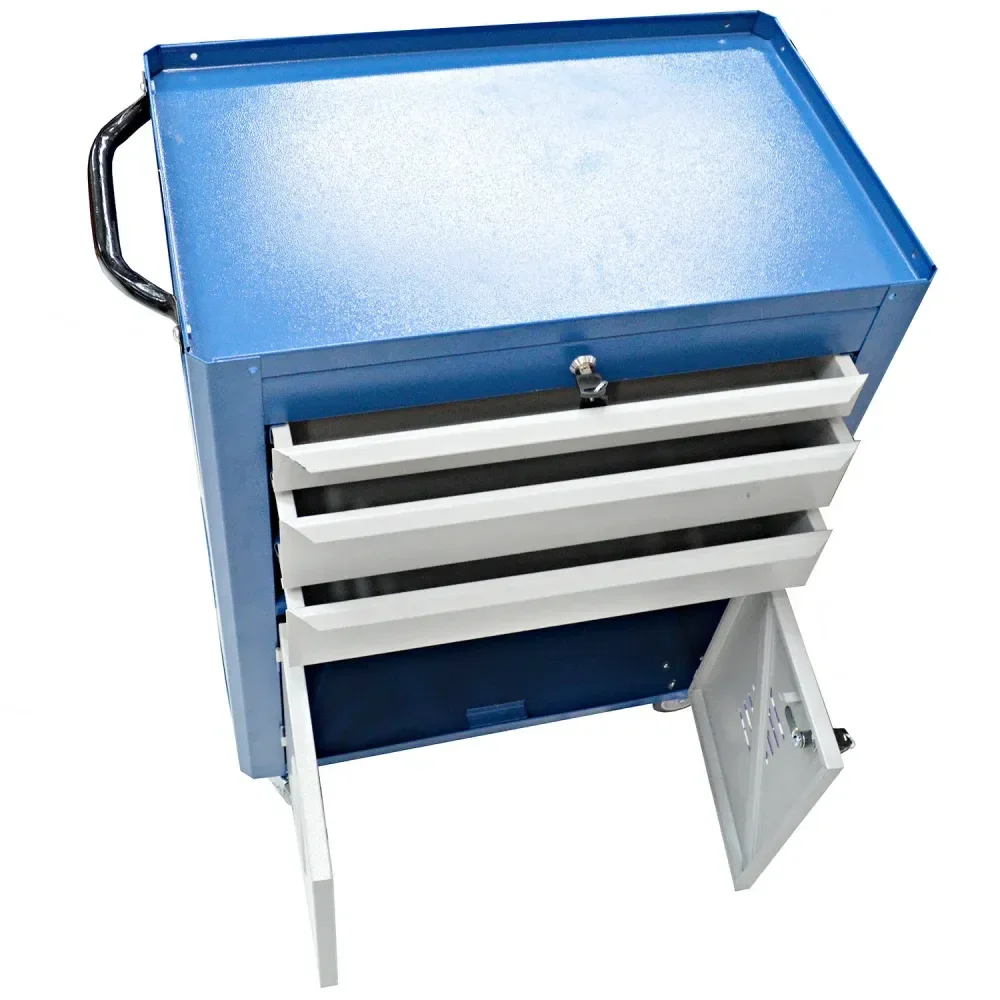 Carro Para Ferramentas C063 Gavetas E 2 Portas Azul Fercar - Imagem 5