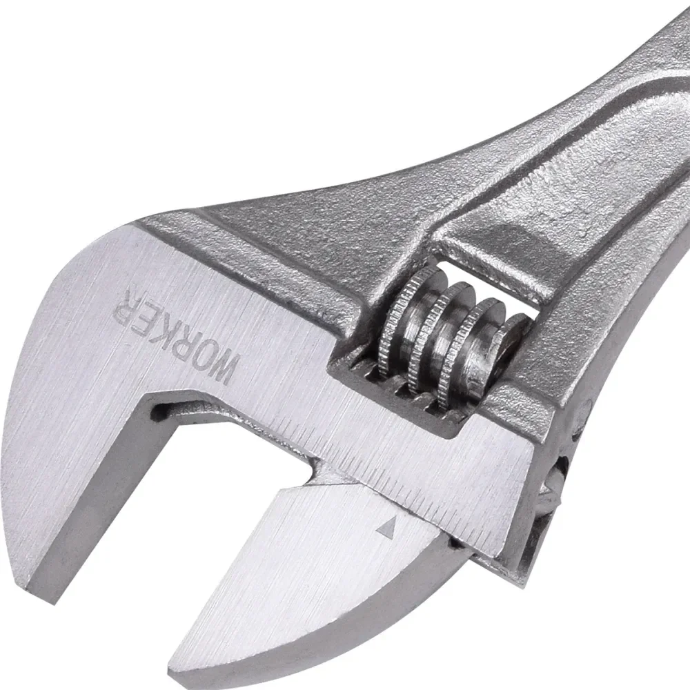 Chave Ajustável 6 - 150Mm Niquelado Cabo Pvc Worker - Imagem 4