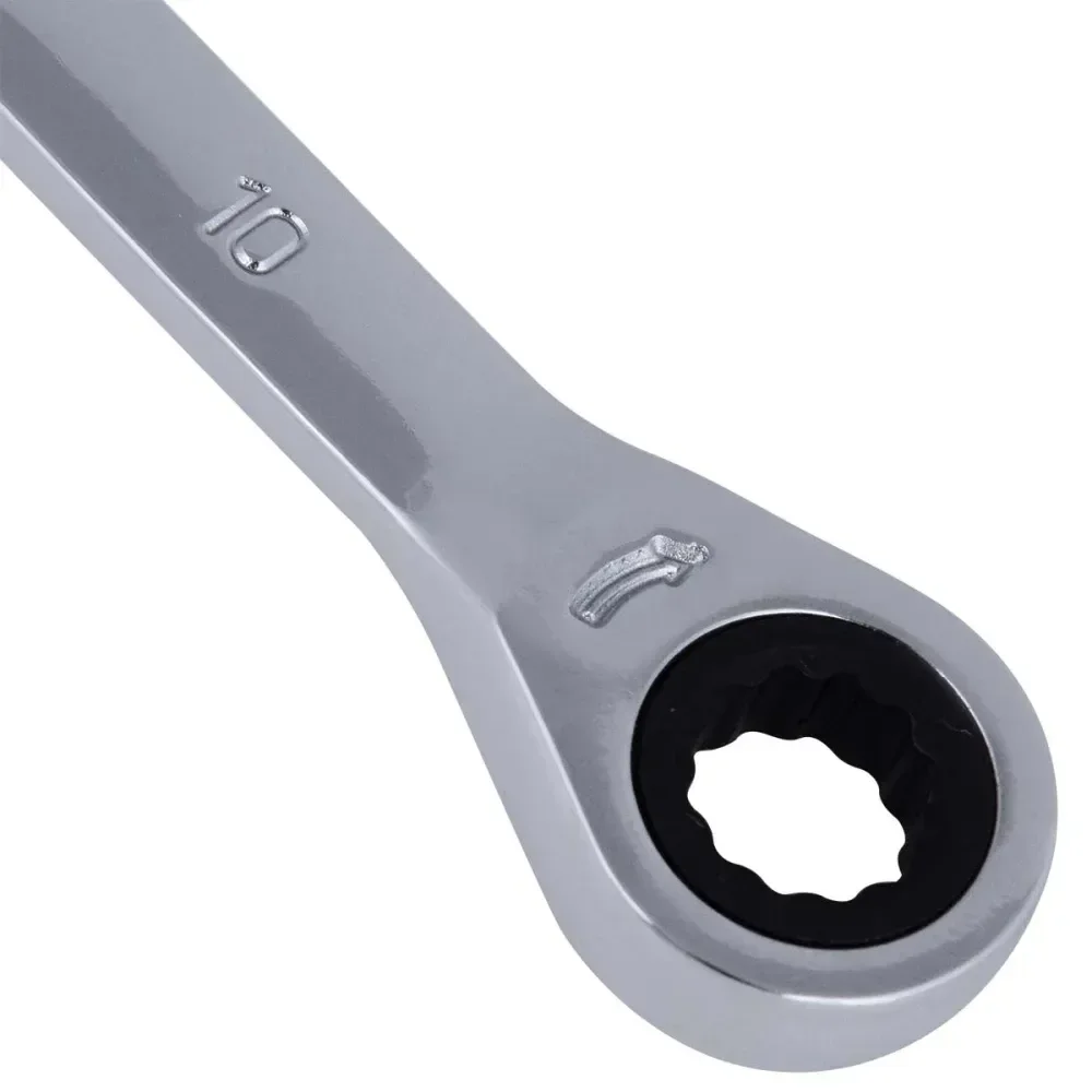Chave Combinada Com Catraca Cromo Vanádio 10Mm Worker - Imagem 5