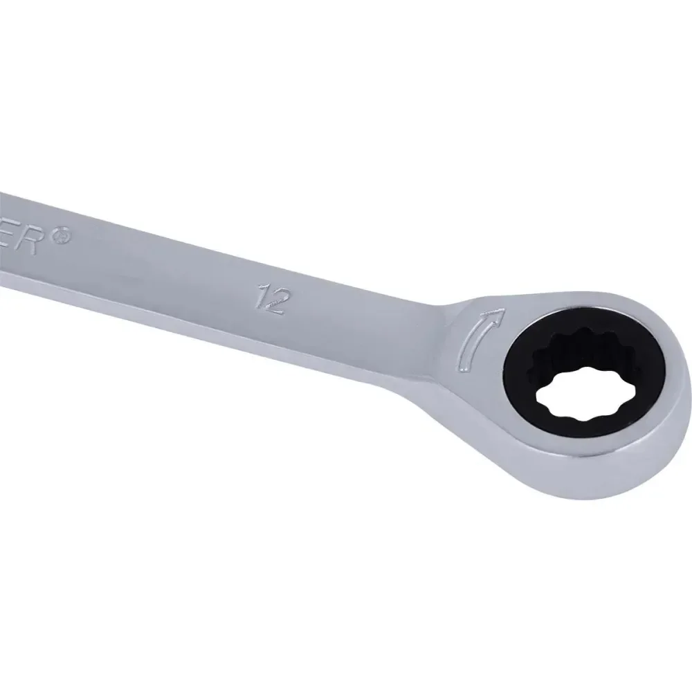 Chave Combinada Com Catraca Cromo Vanádio 12Mm Worker - Imagem 5