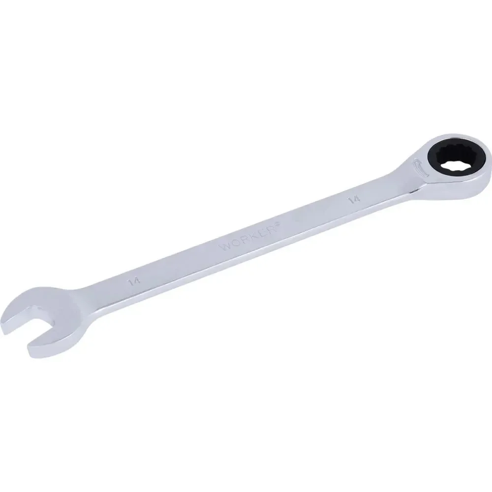 Chave Combinada Com Catraca Cromo Vanádio 14Mm Worker - Imagem 2