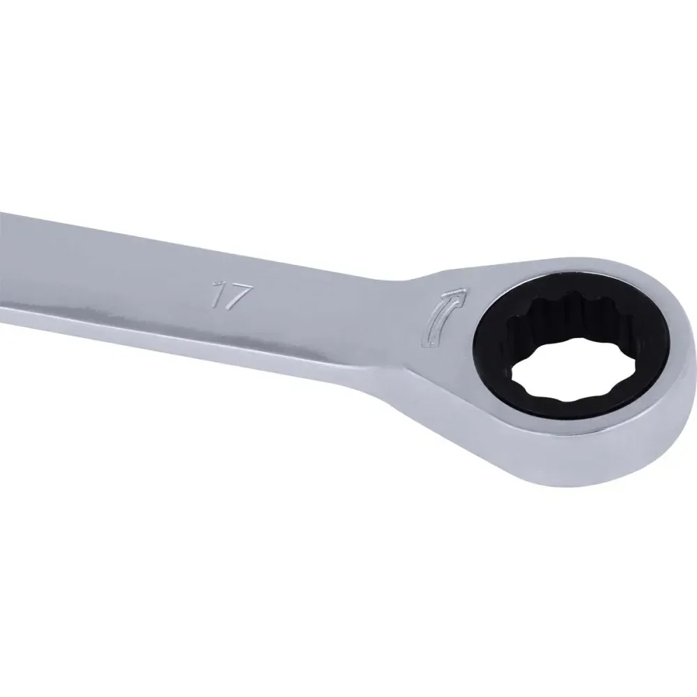 Chave Combinada Com Catraca Cromo Vanádio 17Mm Worker - Imagem 5