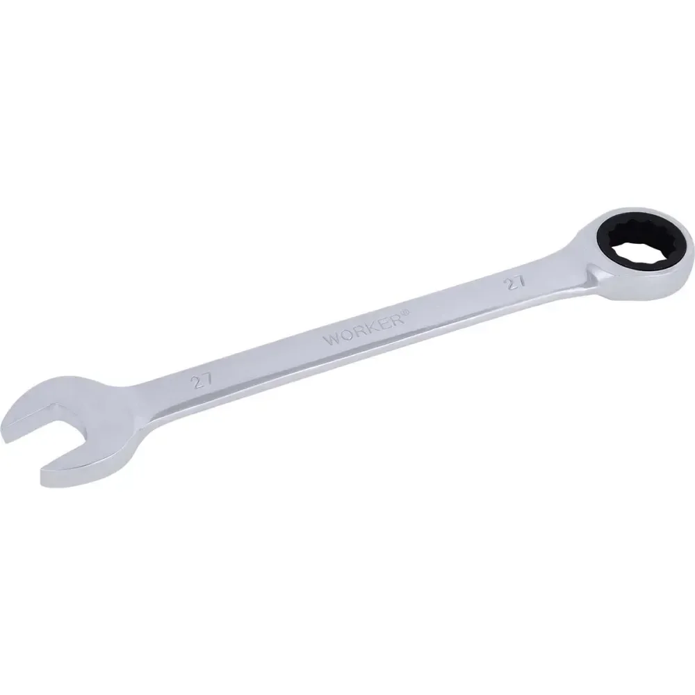 Chave Combinada Com Catraca Cromo Vanádio 27Mm Worker - Imagem 2