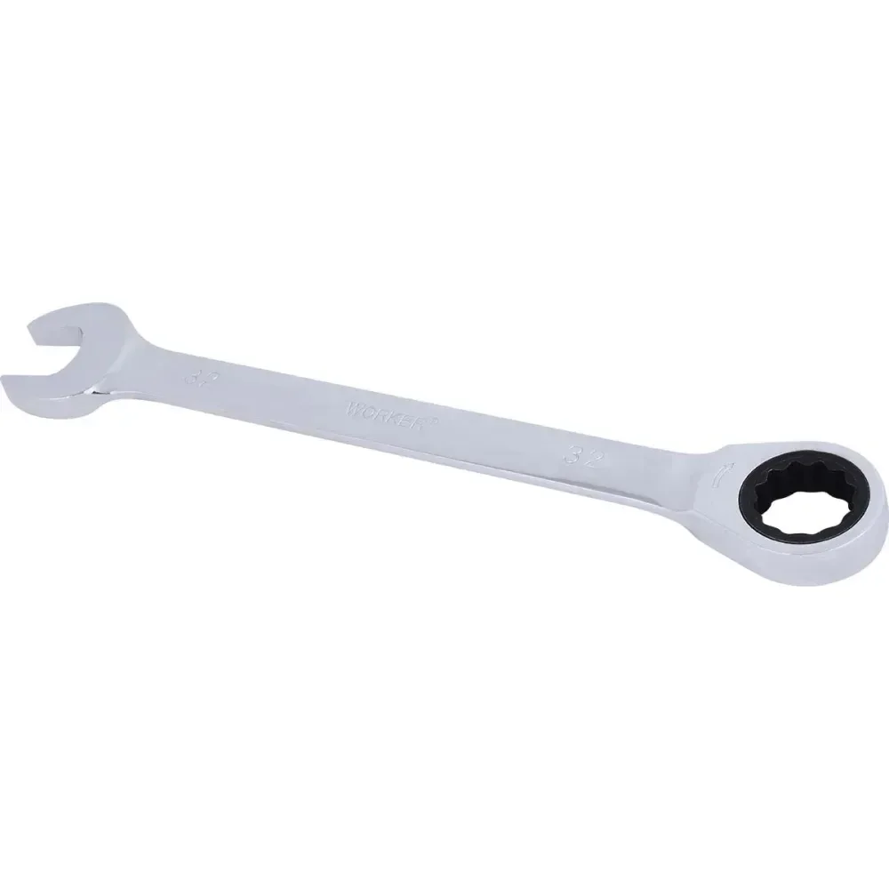 Chave Combinada Com Catraca Cromo Vanádio 32Mm Worker - Imagem 3