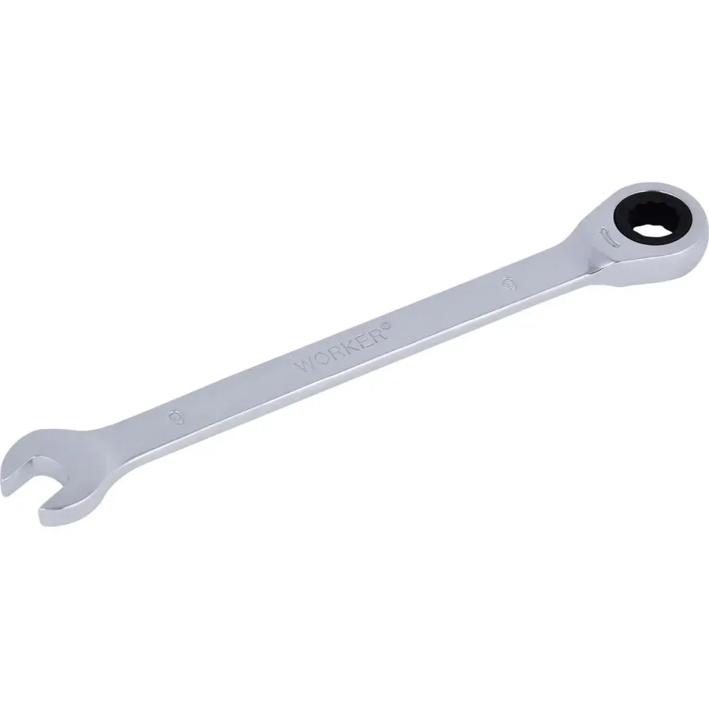 Chave Combinada Com Catraca Cromo Vanádio 9Mm Worker - Imagem 2