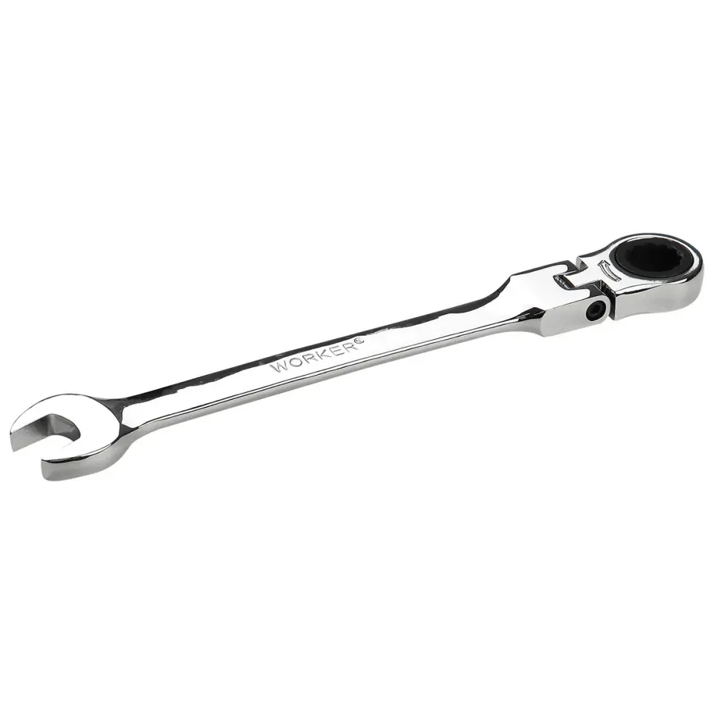 Chave Combinada Com Catraca E Cabeça Flexível 19Mm Worker - Imagem 2