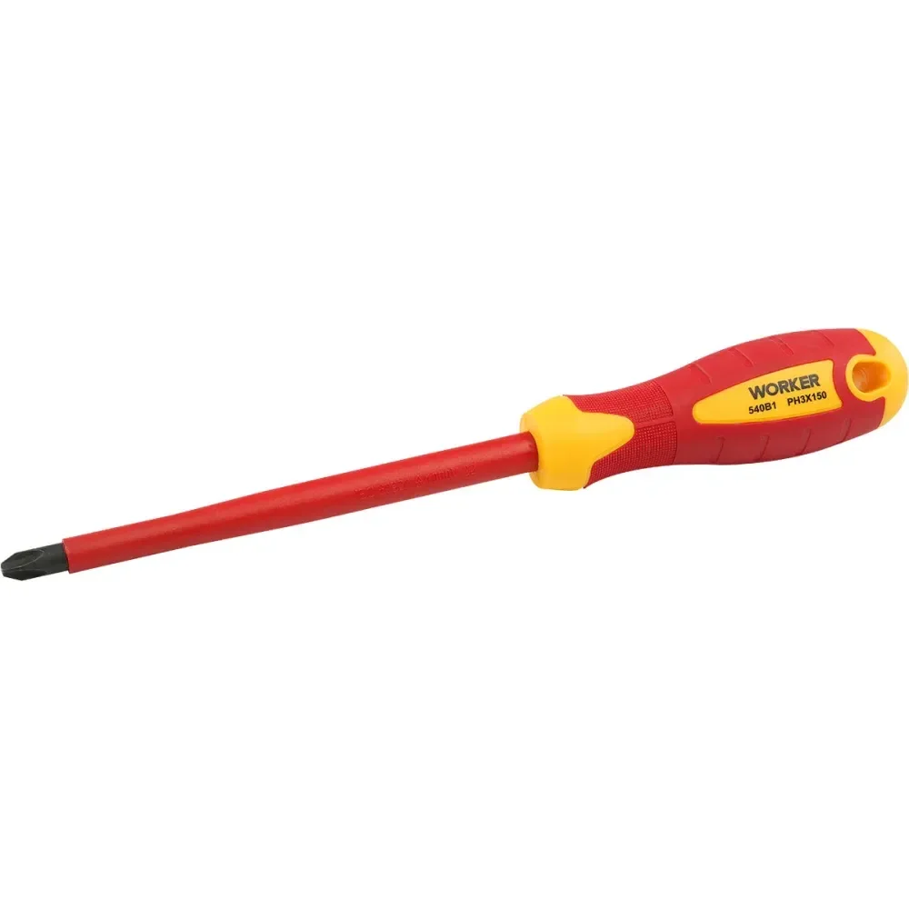 Chave De Fenda Cruzada/Phillips Vde Ph3X150Mm Worker - Imagem 3