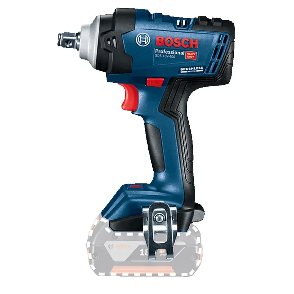 Chave De Impacto A Bateria Gds 18V-400Nm 1/2 Bosch - Imagem 3