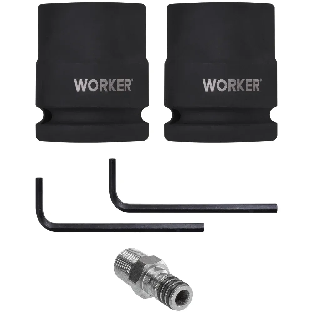 Chave De Impacto Pneumática 1 3100Nm 3600Rpm 16,3Kg Worker - Imagem 3