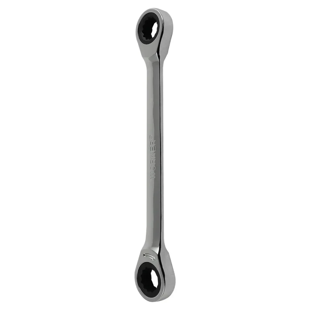 Chave Estrela Com Catraca Aço Cromo Vanádio 18X19Mm Worker - Imagem 2