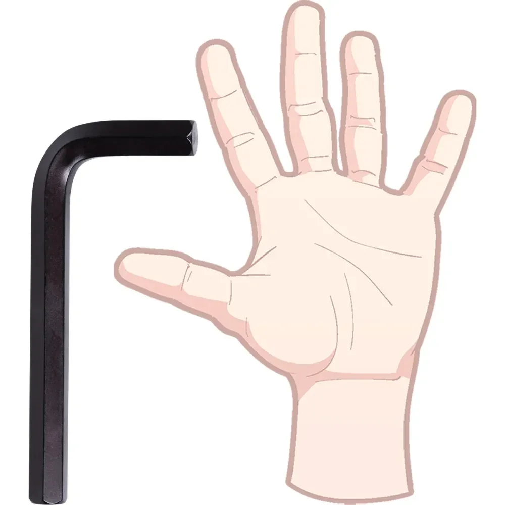 Chave Hexagonal 1/2 Curta Worker - Imagem 4