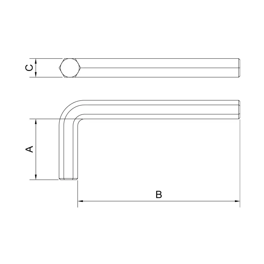 Chave Hexagonal 12 Mm Tramontina 44400012 - Imagem 2