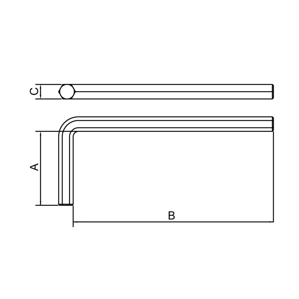 Chave Hexagonal Extra Longa 3 Mm Tramontina 44423003 - Imagem 2