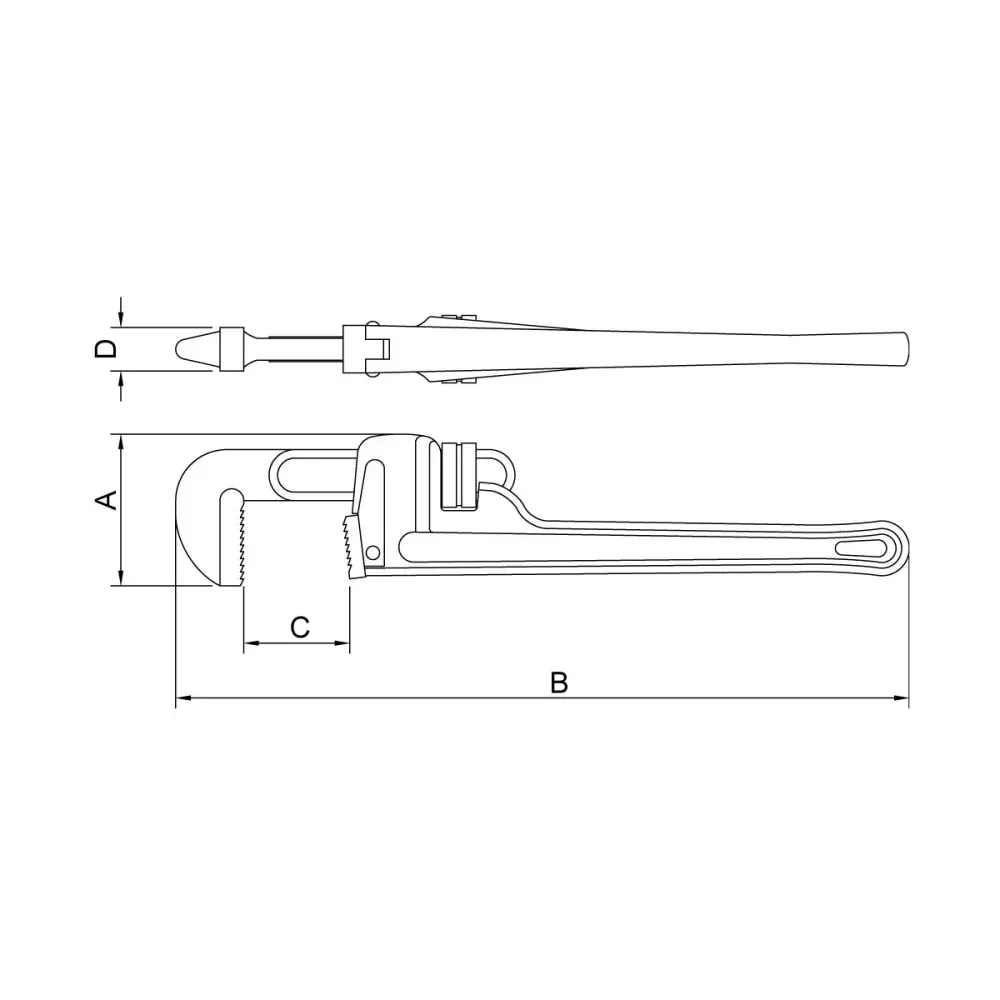 Chave Para Tubo 18 Tramontina 44021018 - Imagem 2