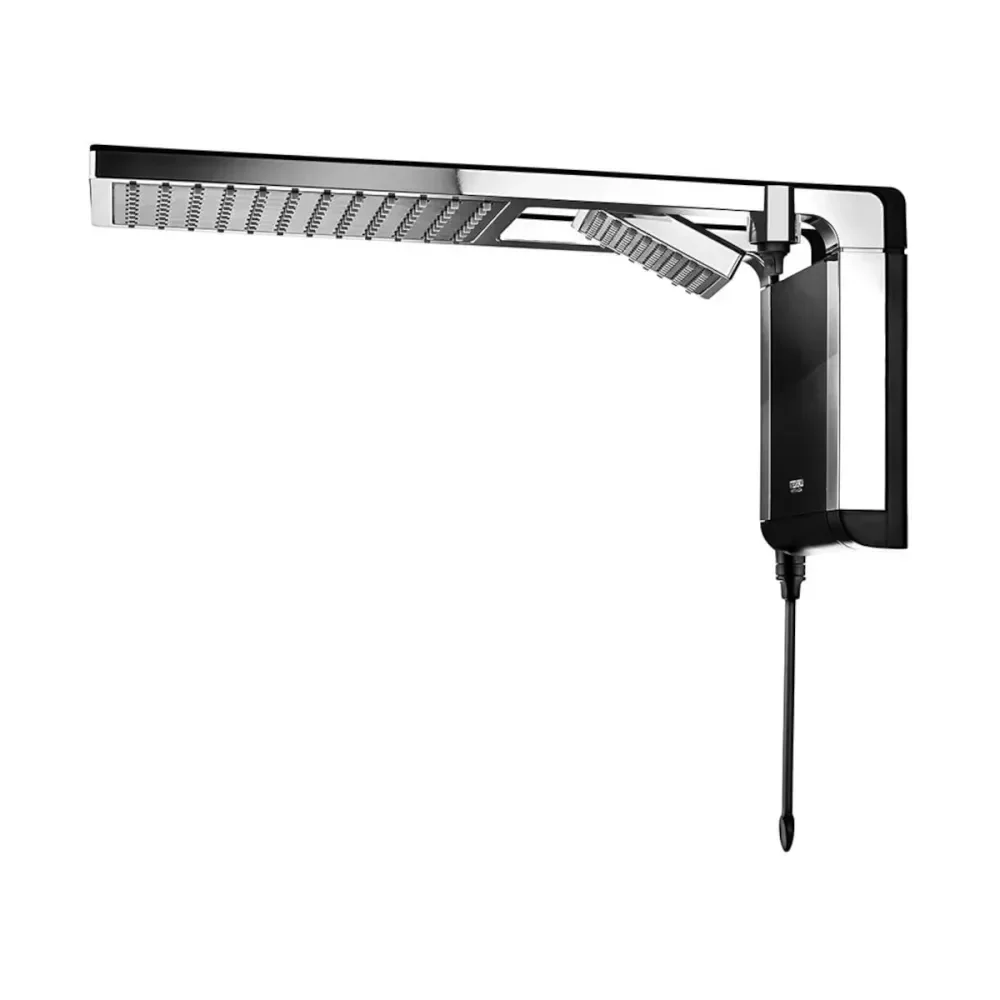 Chuveiro Acqua Duo Ultra Preto Cromado 5500W 127V Lorenzetti - Imagem 2