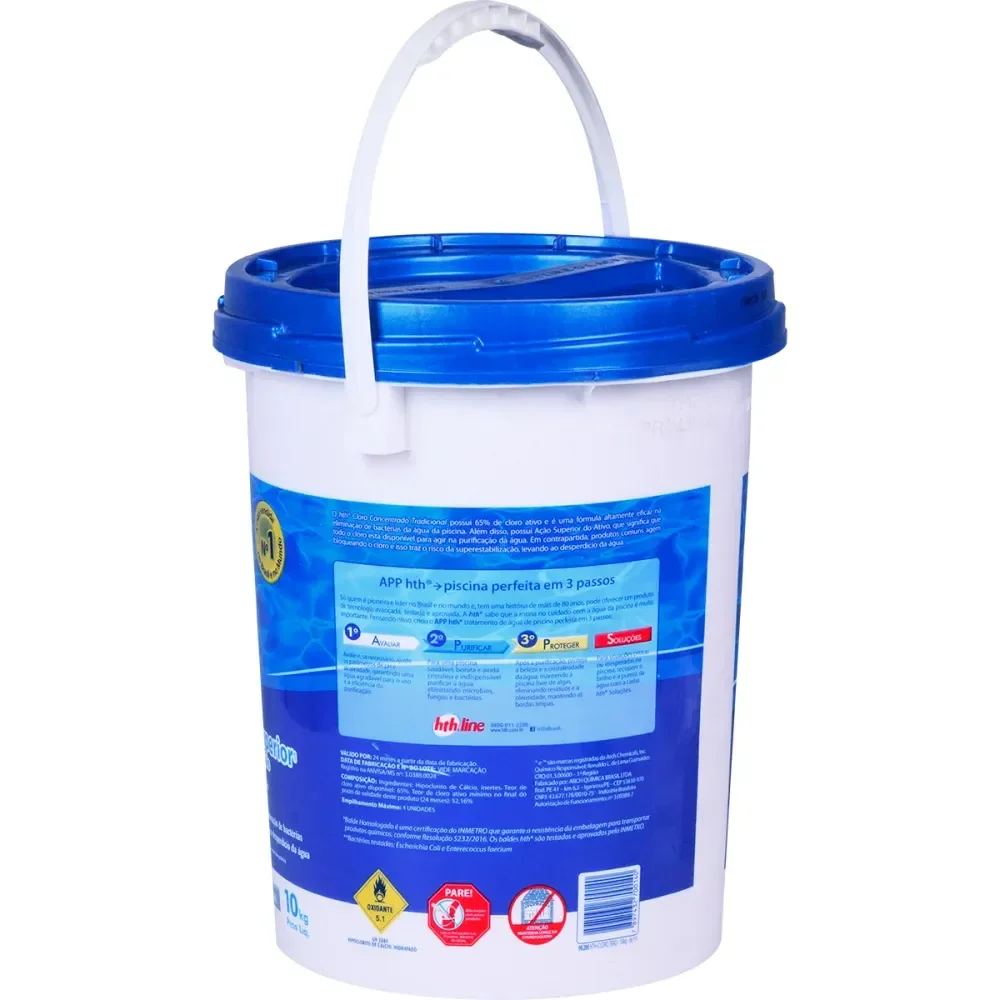Cloro Granulado Tradicional 10Kg Hth - Imagem 2