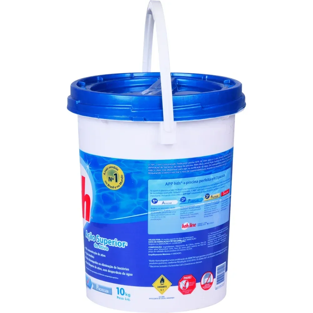 Cloro Granulado Tradicional 10Kg Hth - Imagem 3
