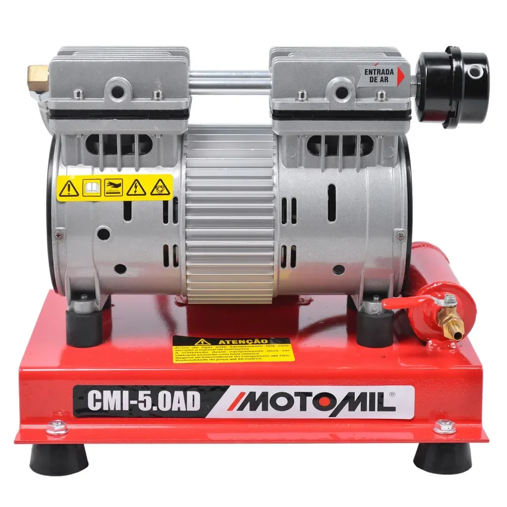 Compressor Ar Direto Sem Óleo 5Pcm Cmi-5,0 Ad Motomil - 220V - Imagem 2