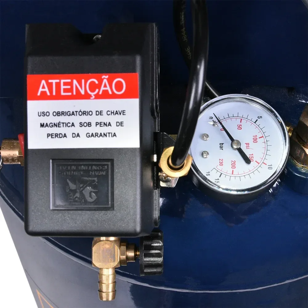 Compressor Ar Notus 10/100V 10Pcm Mono 127/220V Pressure - Imagem 3