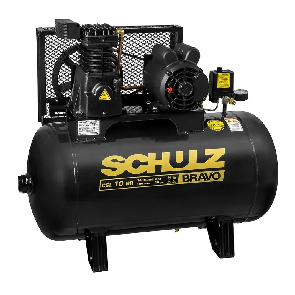 Compressor Bravo 2Hp Csl10Br 220V Schulz - Imagem 3