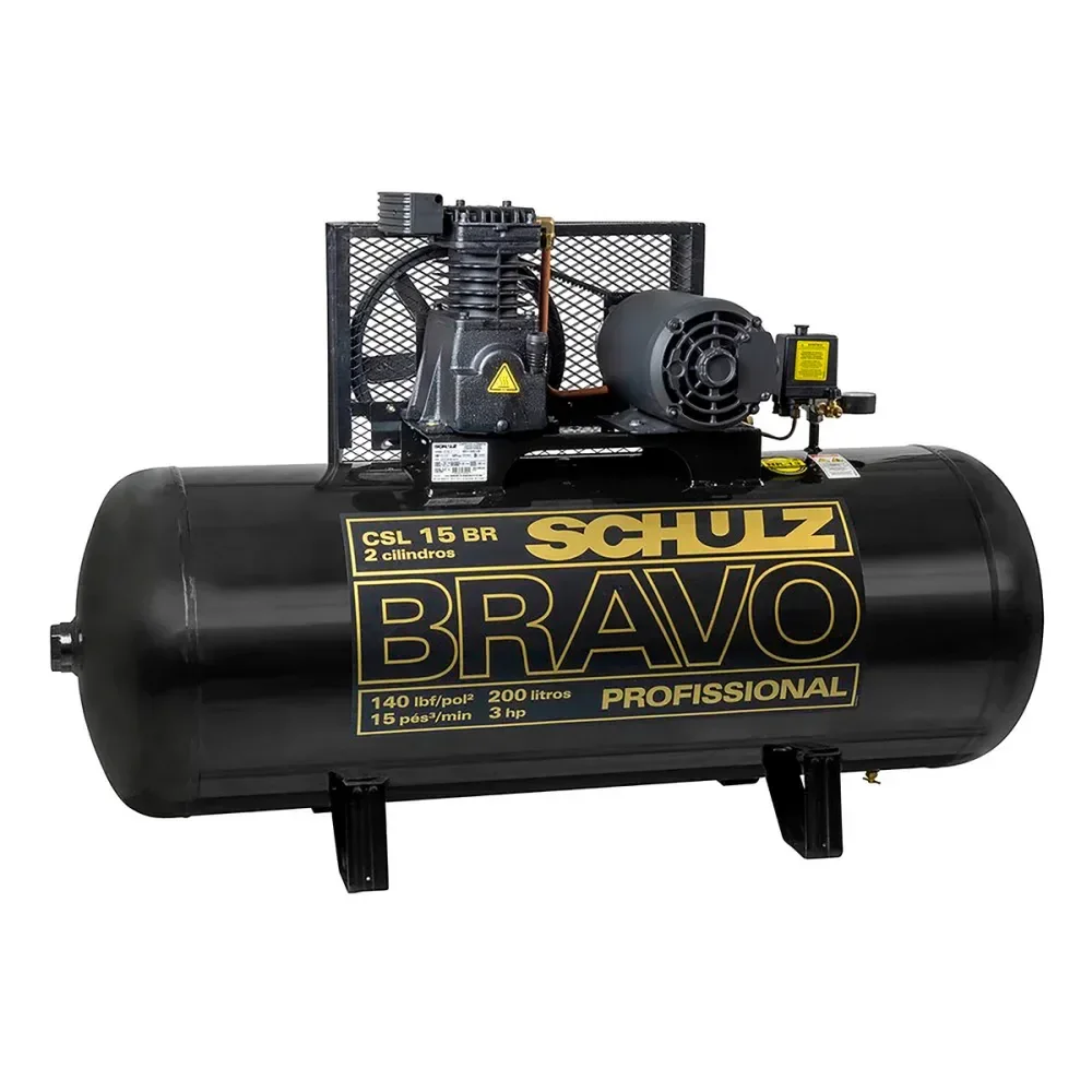 Compressor Bravo 3Hp Csl15Br 110/220V Schulz - Imagem 3