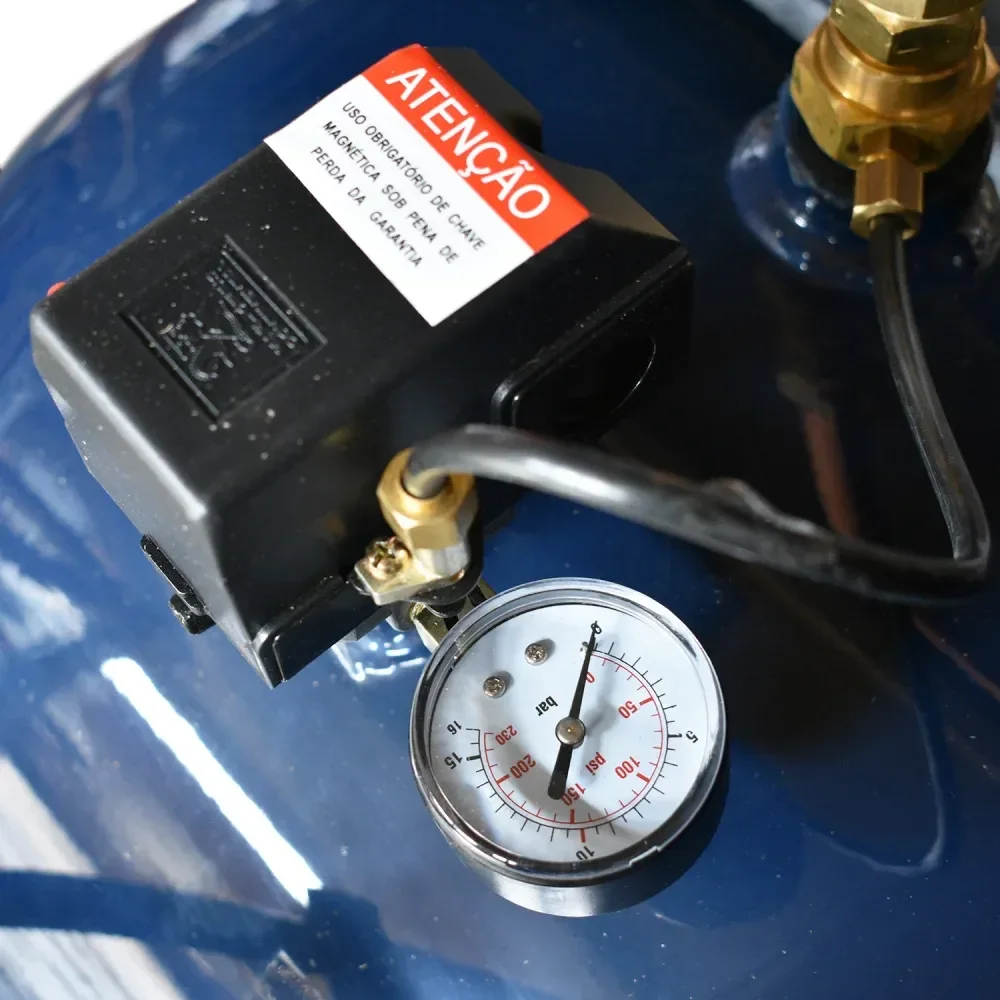 Compressor De Ar 15 Pés 200 L Super Ar Pressure 127/220V - Imagem 3