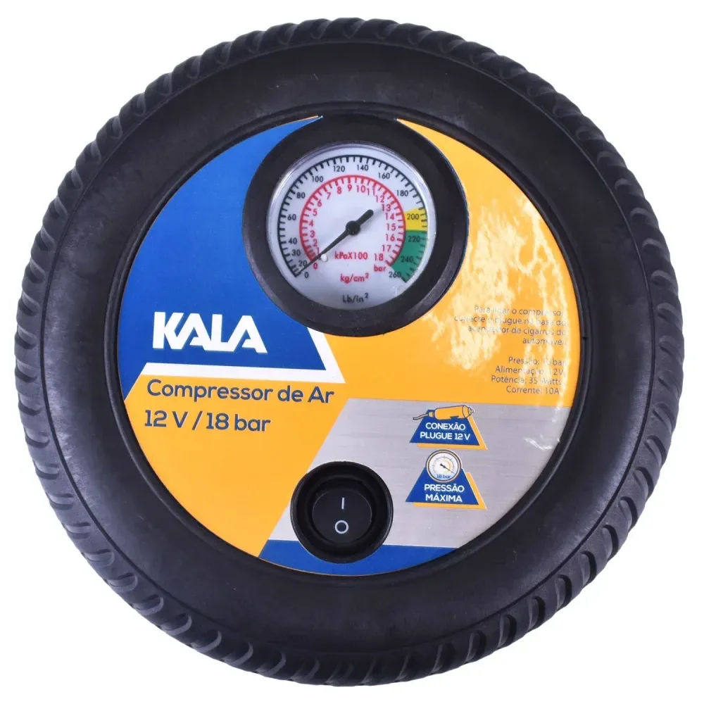 Compressor De Ar 18 Bar 35W 12V Kala - Imagem 3
