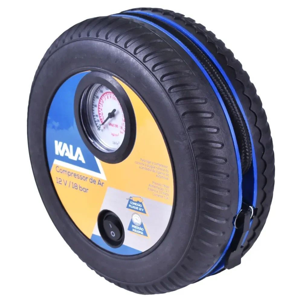 Compressor De Ar 18 Bar 35W 12V Kala - Imagem 4