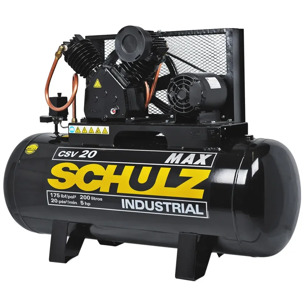 Compressor De Ar 20 Pés 200L Max Csv 220/380V Schulz - Imagem 3