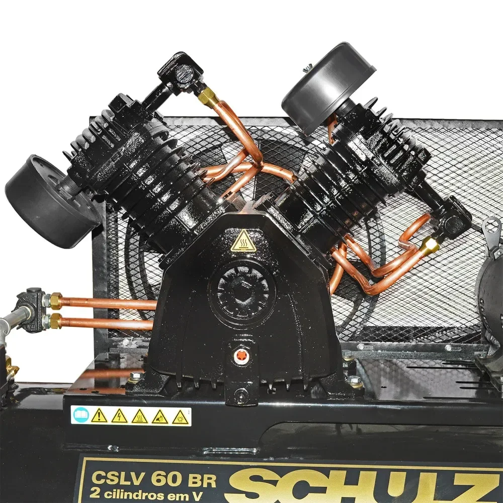 Compressor De Ar 60 Pés 350L Bravo Cslv 220/380V Schulz - Imagem 4