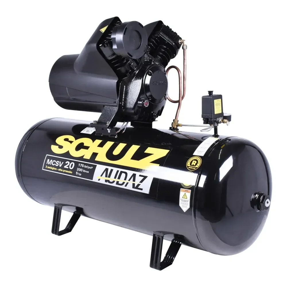 Compressor De Ar Audaz Mcsv 20/200 - Trifásico 220/380V Schulz - Imagem 2