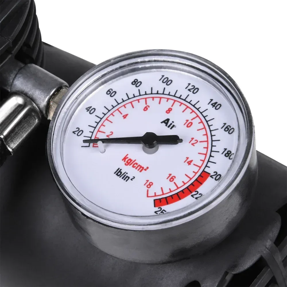 Compressor De Ar Compacto Com Manômetro 250Psi 60W 12V Kala - Imagem 3