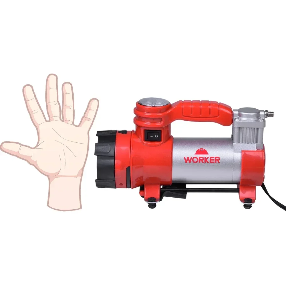 Compressor De Ar Direto Lanterna Pistão 150 Bar Worker - Imagem 7