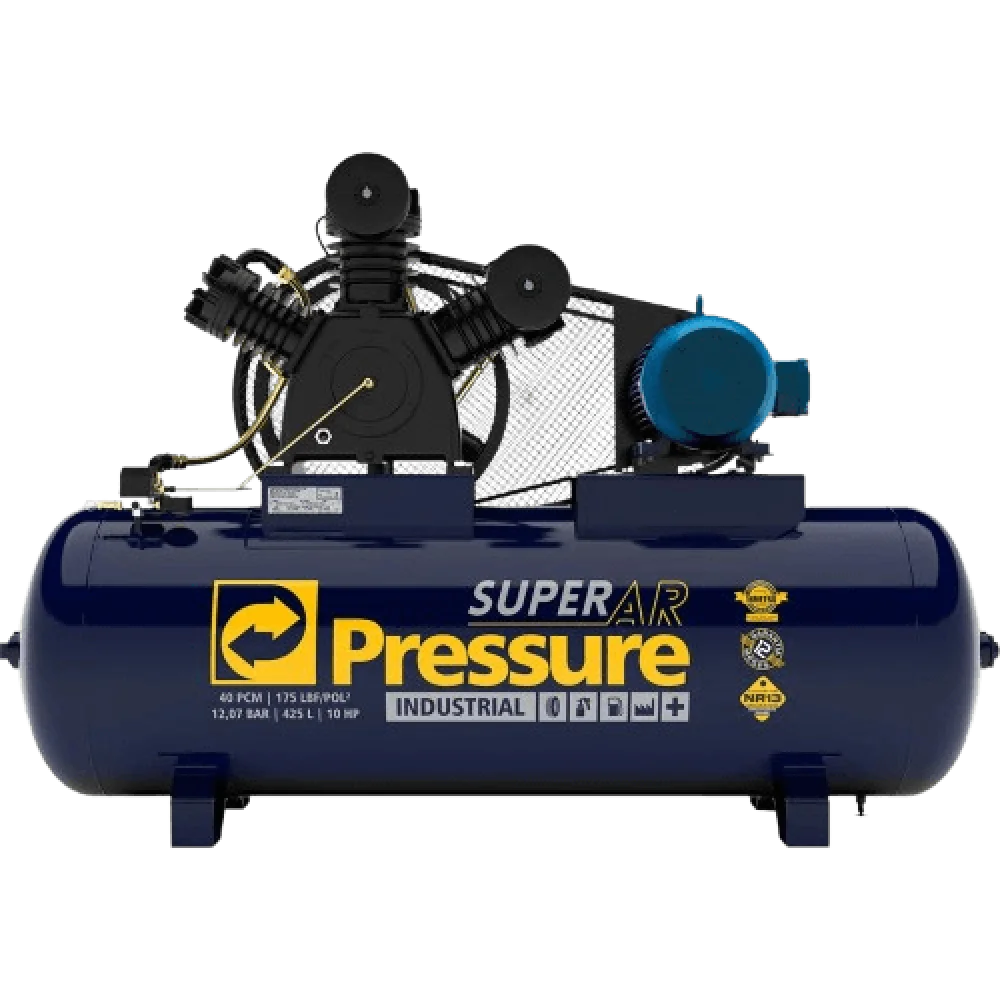 Compressor De Ar Super Ar 40/425W 220/380V Ip55 Pressure - Imagem 5