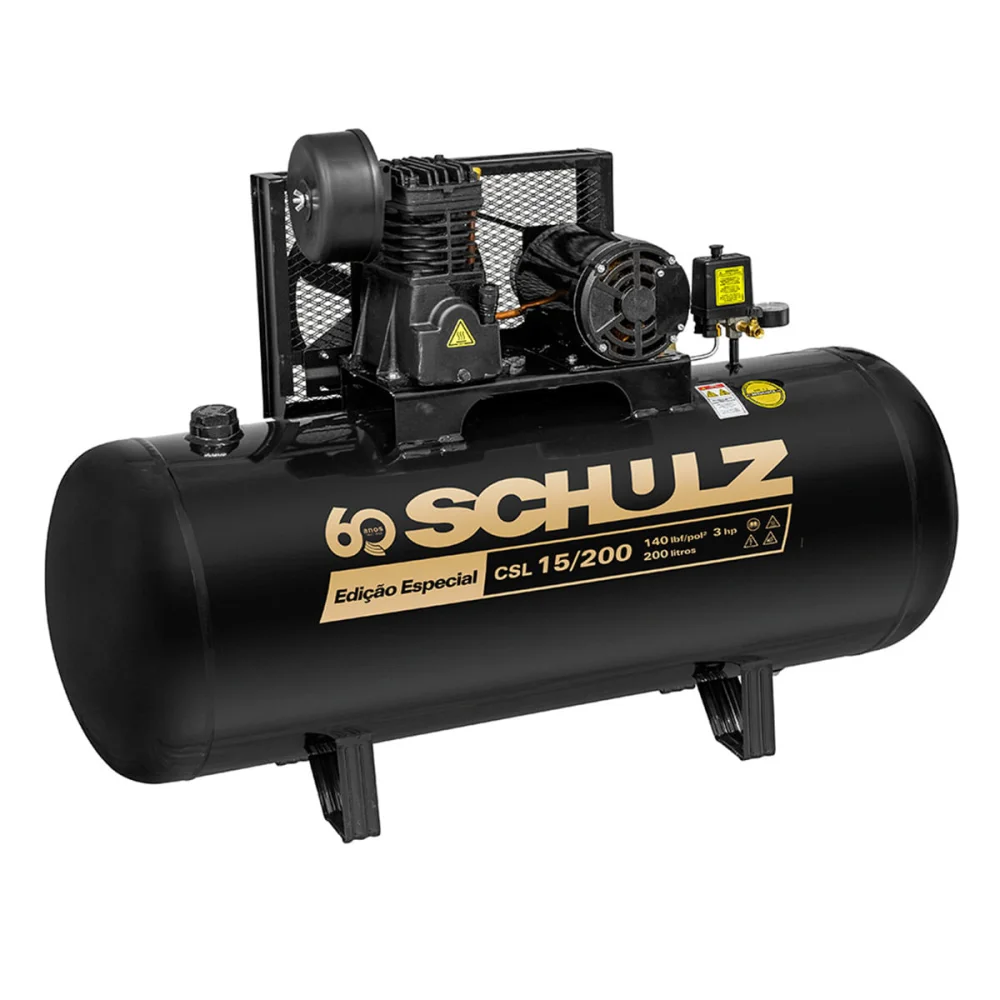 Compressor De Pistão Csl 15/200 220V Schulz - Imagem 3