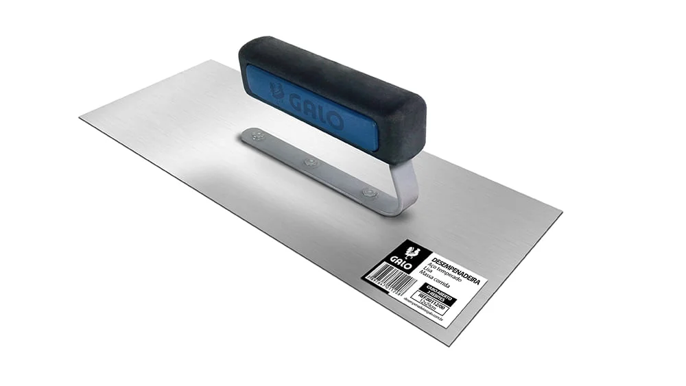 Desempenadeira Aço 12X29Cm Cabo Aberto Galo - Imagem 2