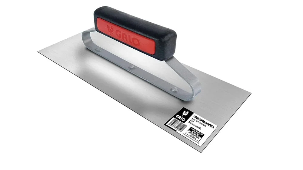 Desempenadeira Aço 12X29Cm Cabo Fechado Galo - Imagem 2