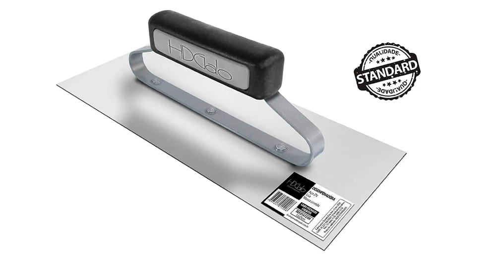 Desempenadeira Aço Zincado Com Cabo Fechado 12X29Cm Galo - Imagem 2