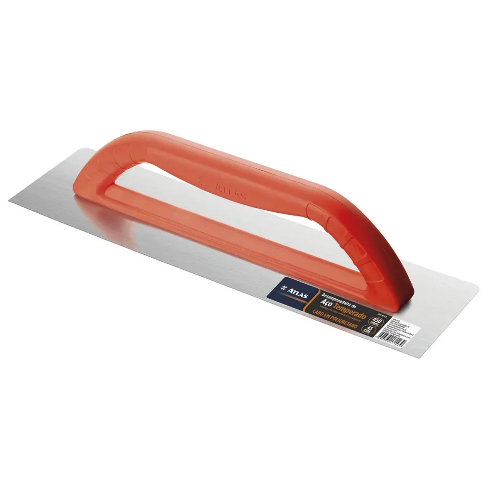 Desempenadeira De Aço Temperado Reto Fechado 12X45Cm Atlas   - Imagem 3