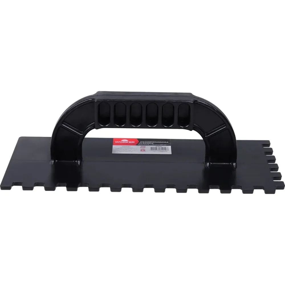 Desempenadeira Plástico Dentado 12X26 Monobloco Worker - Imagem 3