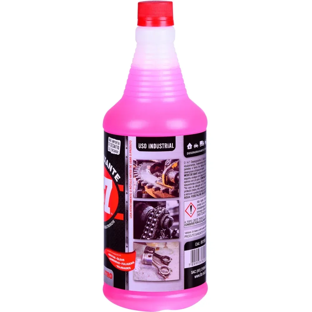Desengraxante E Removedor Para Limpeza Pesada 1L H7 - Imagem 3