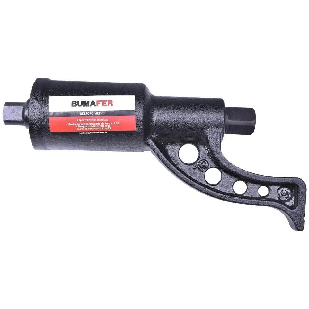 Desforcímetro Multiplicador De Torque Dt-B01 580Kgf Com 2 Soquetes Bumafer - Imagem 3