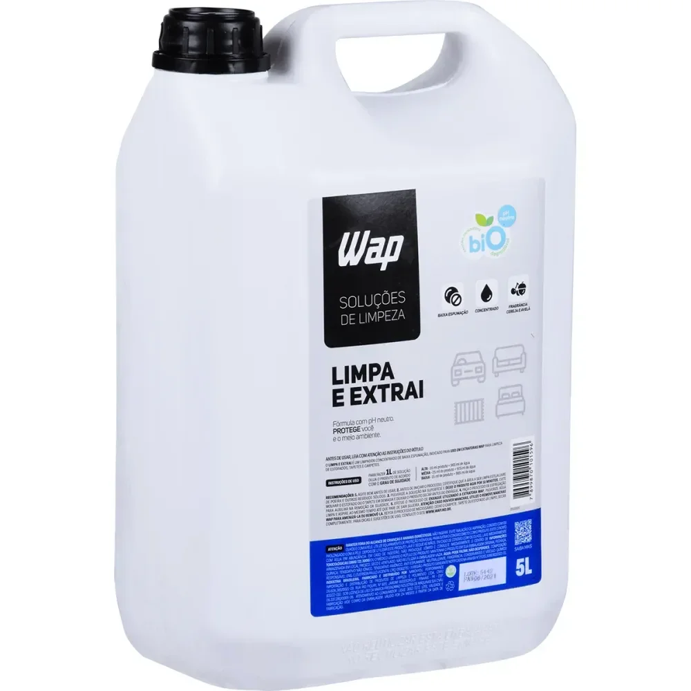 Detergente Concentrado Para Extratora Limpa E Extrai 5L Wap - Imagem 2